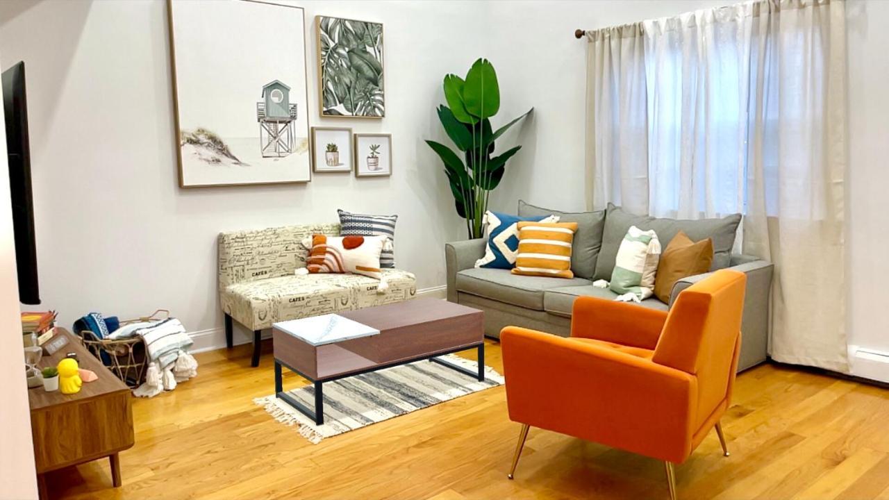 Modern Apartment With Parking & Quick Ride To Manhattan Нью-Йорк Экстерьер фото